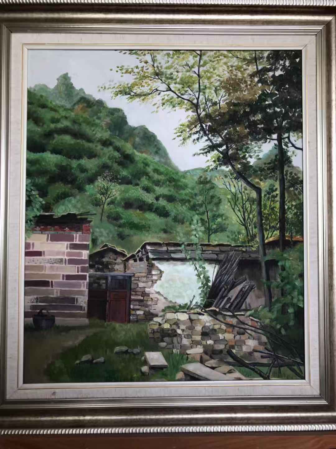 一等獎(jiǎng) 繪畫 鄉(xiāng)居 梅瓊.jpg